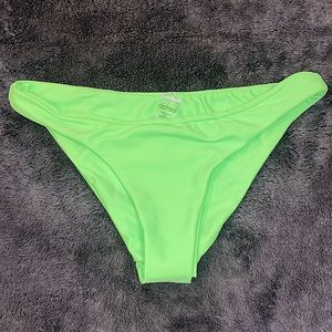 NEON GREEN BATHING SUIT BOTTOMS